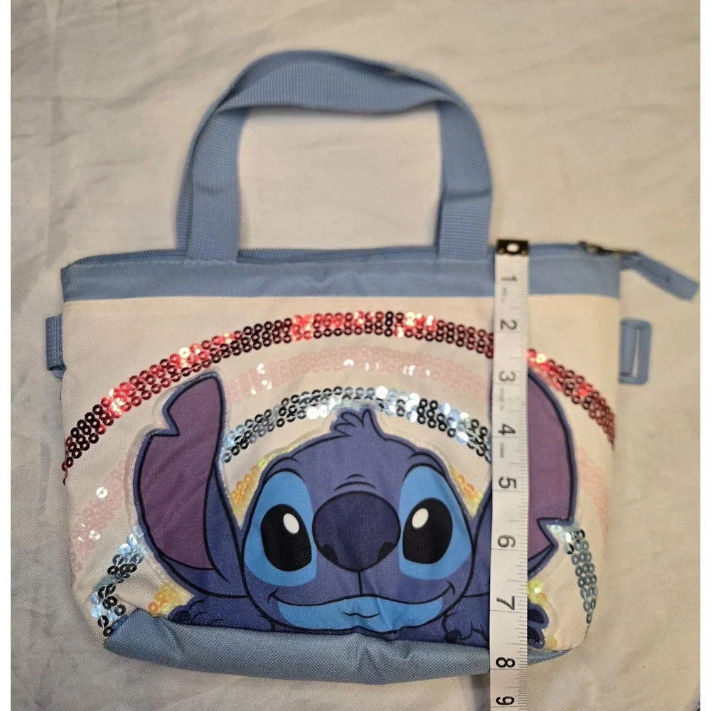 Disney Lilo & Stitch Lunch Box School Insulated Snack Tote Rainbow‎ Purse Bag